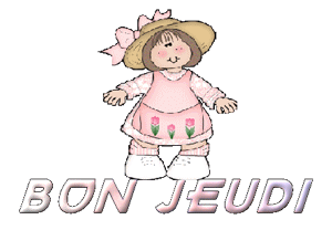 Gif animé Bon jeudi fille